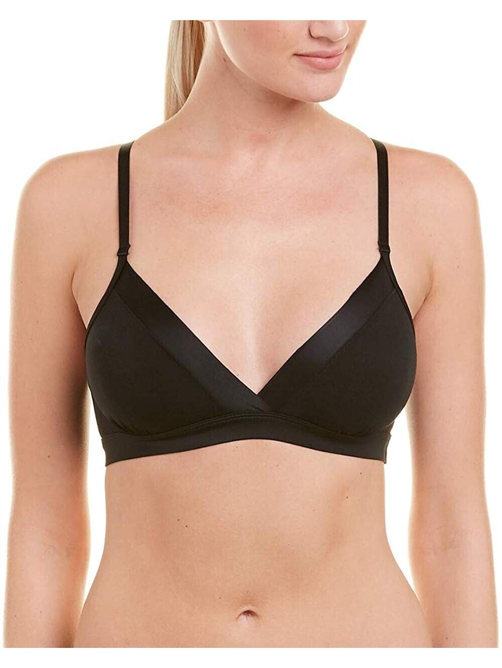 Commando Womens Butter + Satin Bralette Size S